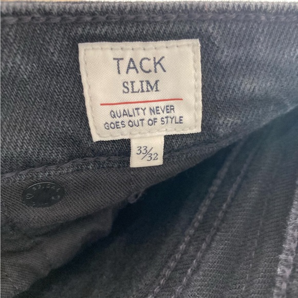 Levi’s Made and Crafted Black Tack Slim Denim Jeans, Size 33/32 - Picture 5 of 7